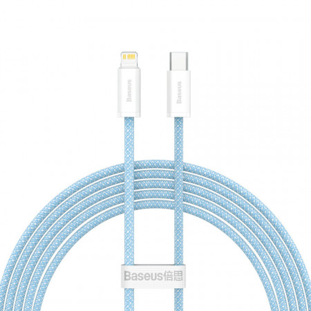 Baseus Cablu Dynamic - Tip C to Lightning - PD 20W 2 metri (CALD000103) Albastru - Img 3