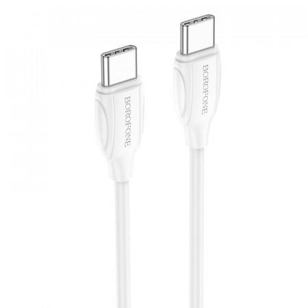Cablu Borofone BX19 Double-speed - Type C to Type C - PD 60W 3A 1 metre white - Img 3