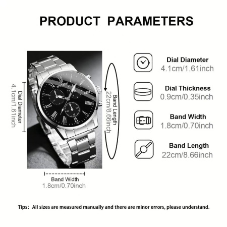Ceas Quartz Business, pentru barbati, TM6VM6G5Q58V - Img 4