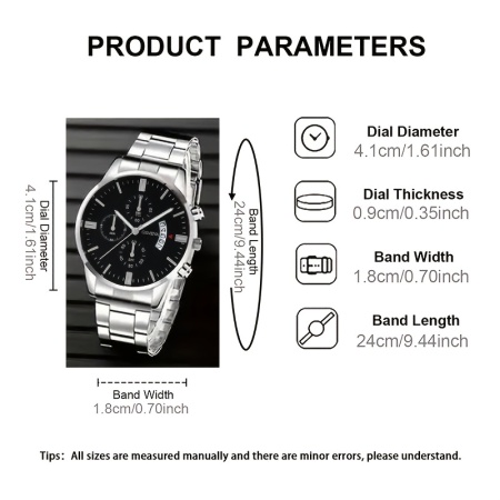 Ceas Quartz Business, pentru barbati, TM7WM0V52WQ9 - Img 4