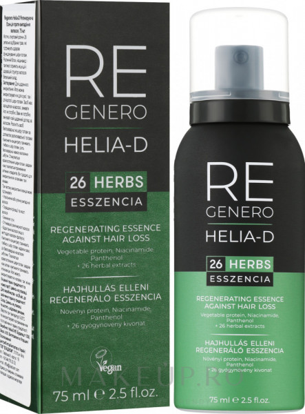 Esenta (spray) regeneratoare impotriva caderii parului Helia-D, 75ml