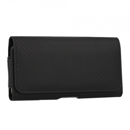 HIT Belt Holster (SIZE XL) for Iphone 15 Pro Max/Samsung A54 5G/A52/S24 Plus/S20 FE design 3 black (167x83mm)