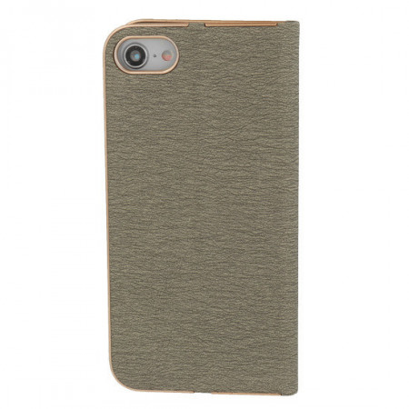 Husa Book Cover cu margine pentru Iphone 11 Pro Max gri - Img 1