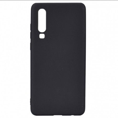 Husa Huawei Mate P30 Neagra din Silicon Premium Ultra Soft - Img 4