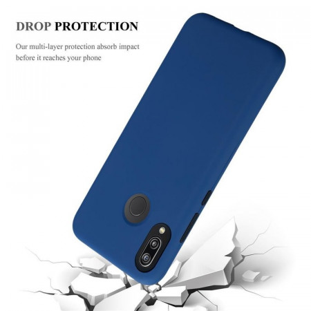Husa Huawei P20 LITE Albastra Din Silicon Premium Soft - Img 3