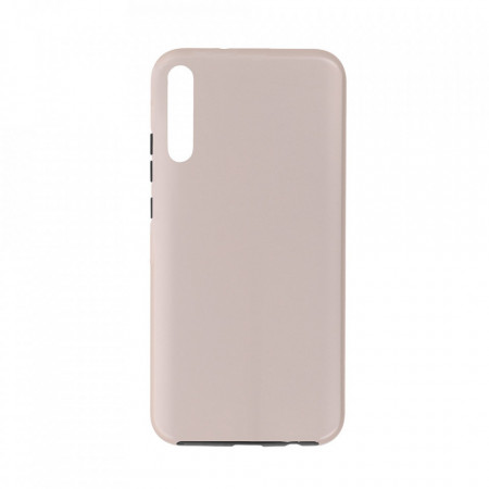 Husa Samsung Galaxy A10 - 360 Fully cu Spate din Policarbonat si Folie din Silicon - Crem - Img 2