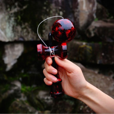 Kendama Premium Graffiti Roșu Japonia, TMLW3965789 - Img 3