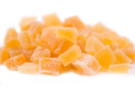 Mango cuburi confiat, 100 gr - Img 2