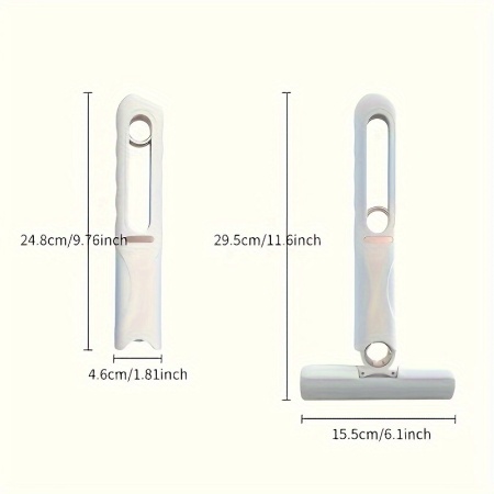 Mini mop rezistent, extensibil, utilizare umeda sau uscata, rotativ 360°, PMRW84570 - Img 7