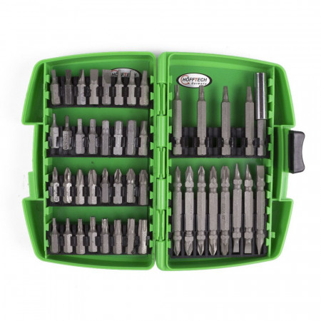 Set 45 piese, Bituri hexagonale CR-V, in carcasa, PM0078113