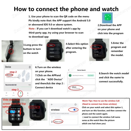 Smartwatch pentru telefoane Android/iPhone, cu mod sport, apeluri wireless, notificari de mesaje, potrivit pentru barbati si femei, autonomie lunga a bateriei, PMKJ270881-ROZ - Img 7