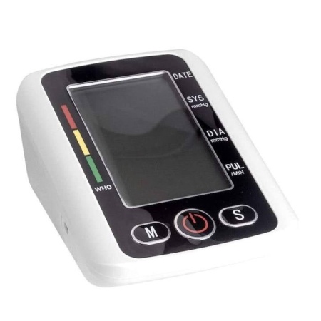 Tensiometru electronic de brat SMARTIX, Afisaj digital, 198 Memorii pentru 2 persoane, Functionare pe baterii si alimentare USB, Alb-Negru, AD3074 - Img 5