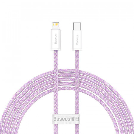Baseus Cablu Dynamic - Tip C to Lightning - PD 20W 2 metri (CALD000105) purple - Img 3