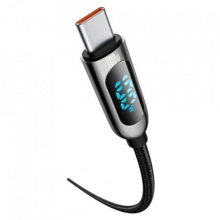 Baseus Cablu - Tip C to Tip C - PD 100W 1 metre (CATSK-B01) Negru - Img 2