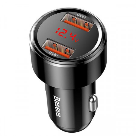 Baseus Magic Series Car Charger - 2xUSB - QC 3.0 (CCMLC20A-01) black