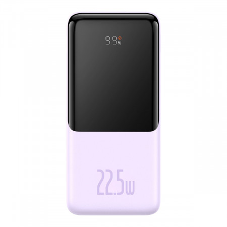 Baterie externa Baseus 10000Mah ELF - Tip C - 22.5W cu tip C si cablu LIGHTNING (PPJL010005), mov, AKUM743