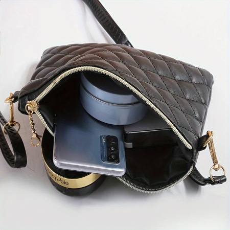 Geanta Crossbody, curea reglabila, inchidere cu fermoar, PMCU172945 - Img 5