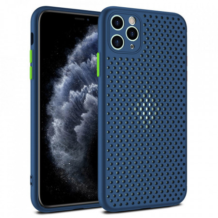 Husa pentru SAMSUNG GALAXY A41, BREATH SILICON, albastra - Img 4