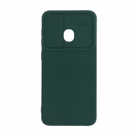 Husa Samsung Galaxy A30 - Silicon Antisoc cu Protectie Glisanta Pentru Camera - Verde - Img 3