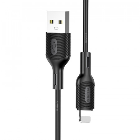 KAKU Cablu KSC-535 Kelang - USB to Lightning - 3,2A 1 metre Negru