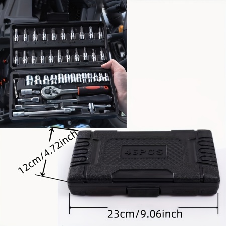 Kit de biti Torx durabil pentru reparatii auto si casnice, Include cutie de stocare, TMRF534220 - Img 5