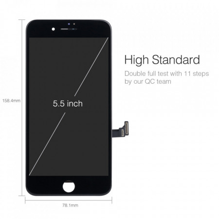 LCD Display NCC for Iphone 8 Plus Black Select - Img 2