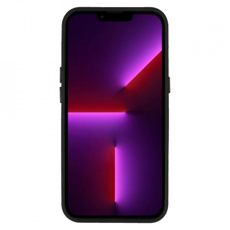 Leather 3D Carcasa pentru Iphone 14 design 1 Negru - Img 2