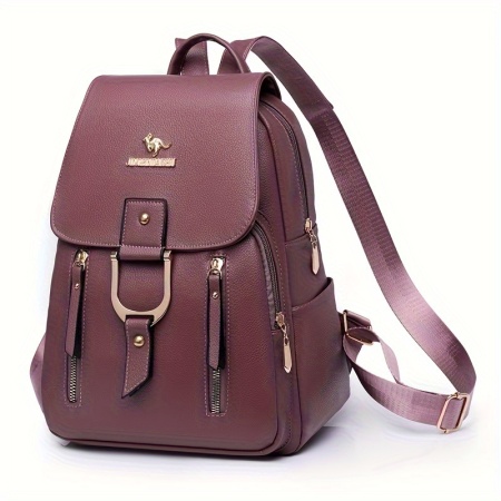 Rucsac elegant cu bretele ajustabile și compartimente multiple, TMLM67809 - Img 5