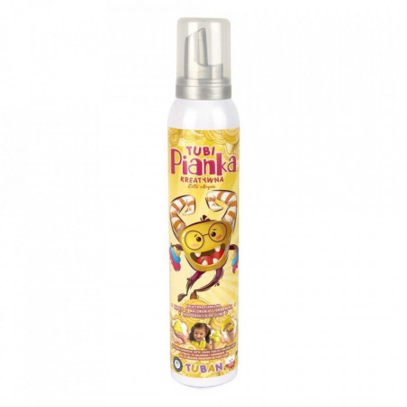 Spuma creativa TUBI, 200 ml, Galbena