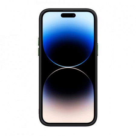 Tel Protect Magnetic Carbon Carcasa pentru Iphone 13 Pro Max Negru-green - Img 2