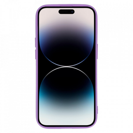 Vennus Silicone Heart Carcasa pentru Iphone 14 Pro design 1 purple - Img 2