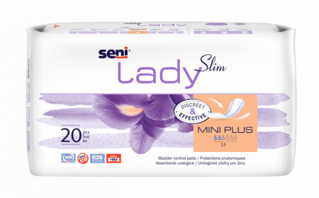 Absorbante pentru incontinenta Seni Lady slim MINI PLUS, 20 buc 2.5picaturi
