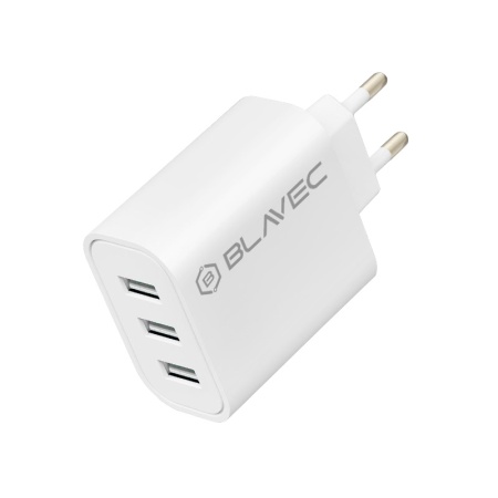 Blavec Wall charger BC3 - 3xUSB - 3A (TCBC3-3UW3A) white