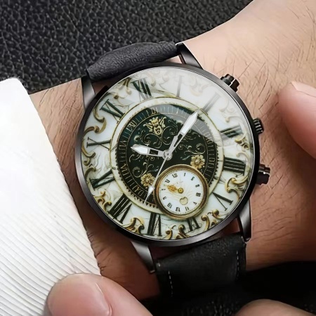 Ceas Quartz Retro, pentru barbati, TMNL10457528 - Img 3