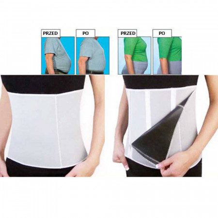Centura elastica pentru slabit cu corset din neopren si fermoar, PM153173 - Img 3