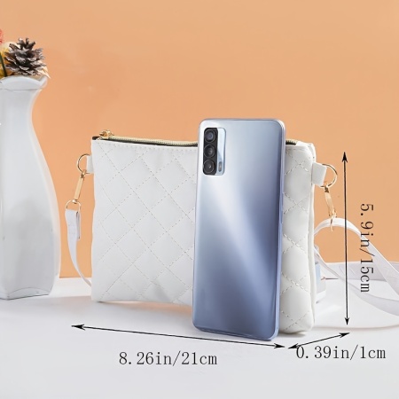 Geanta Crossbody, curea reglabila, inchidere cu fermoar, PMCU172945 - Img 6