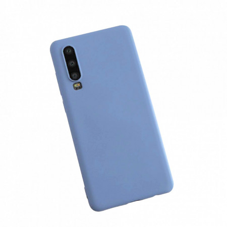 Husa Huawei Mate P30 Albastra Deschis din Silicon Premium Ultra Soft - Img 4