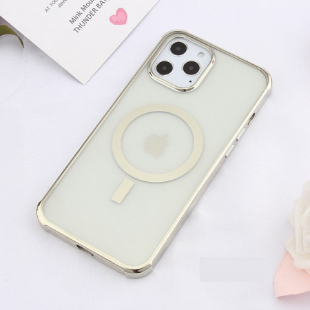 Husa Magsafe pentru Apple iPhone 12 PRO MAX, cu protectie la camera, transparenta IP12PROMAX-001 - Img 4
