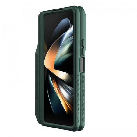 Husa NillkinCamShield Fold Carcasa pentru Samsung Galaxy Z Fold 5 5G green (pen holder) - Img 2