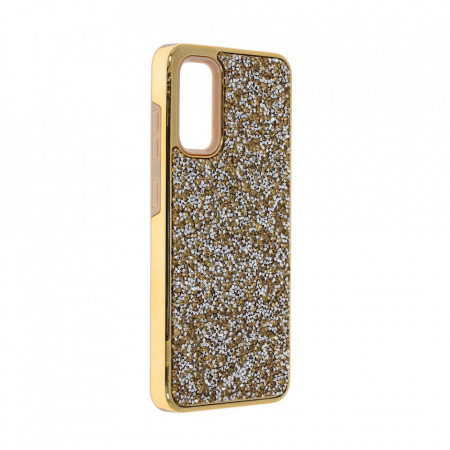 Husa pentru Samsung Galaxy S20 - Husa Luxury Glitter Diamond Auriu - Img 2