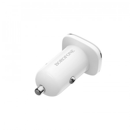 Incarcator auto Borofone BZ12 Lasting Power - 2XUSB - 2.4A, Alb, ŁAD001439 - Img 4
