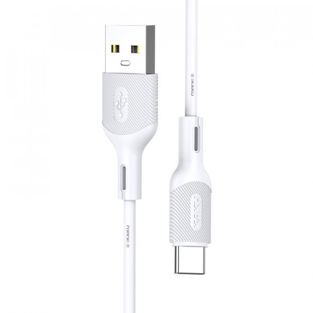KAKU Cablu KSC-535 Kelang - USB to Tip C - 2,4A 1 metre alb