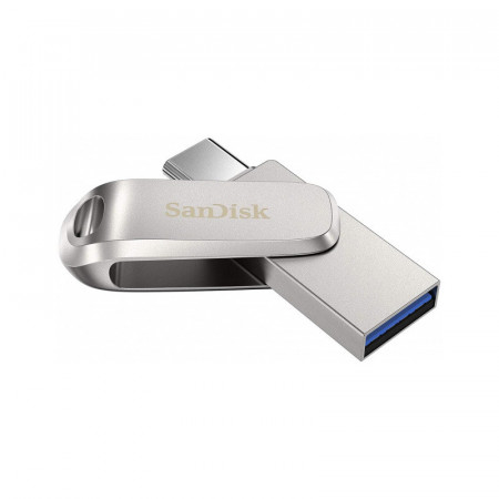 Pendrive SANDISK ULTRA DUAL DRIVE LUXE - 64GB 150MB/s - USB 3.1 / Type C