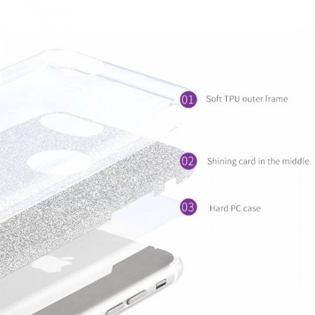 Shining Husa pentru IPHONE 11 PRO Roz - Img 3