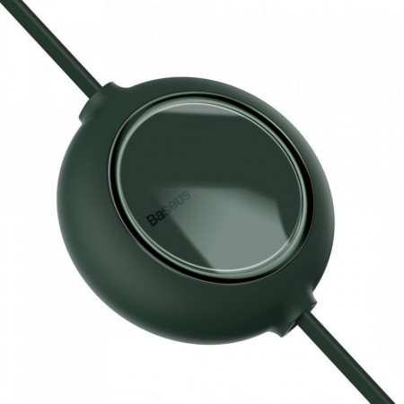Baseus Cablu Bright Mirror 3 in 1 - USB to Micro USB, Lightning, Tip C - 3,5A 1,2 metrus (CAMLT-MJ06) green