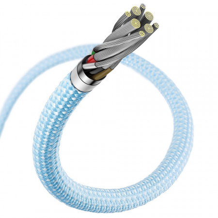 Baseus Cablu Dynamic - Tip C to Lightning - PD 20W 2 metri (CALD000103) Albastru - Img 2