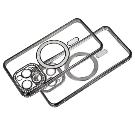 Bling Magsafe Case for Iphone 14 Pro black - Img 4