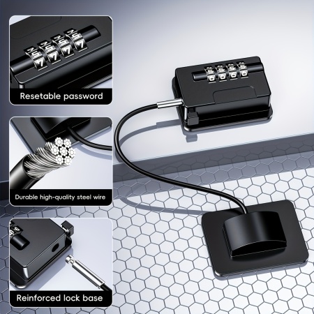 Blocator de Ușă cu Cod – Pentru Frigider, Dulap sau Sertar, Protecție Bebe, TMRL427075 - Img 3