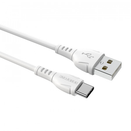 Borofone Cablu BX51 Triumph - USB to Tip C - 3A 1 metre alb
