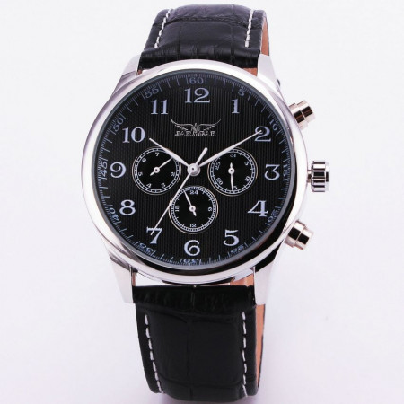 Ceas barbatesc automatic-mecanic full Tehnologie J004